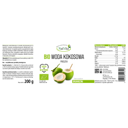 WODA KOKOSOWA BIO w proszku