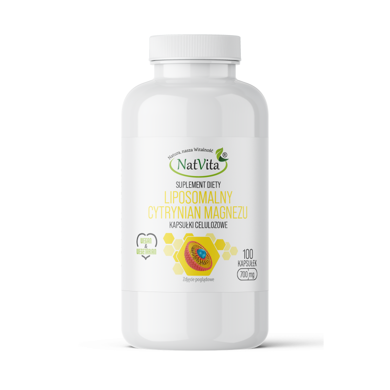 Cytrynian magnezu liposomalny kapsułki 700mg