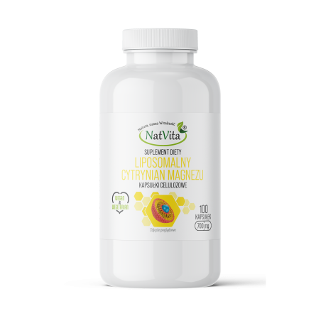 Cytrynian magnezu liposomalny kapsułki 700mg - zdjęcie produktu