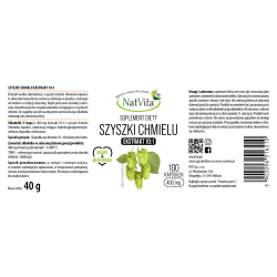 CHMIEL SZYSZKI EKSTRAKT 10:1 kapsułki 400mg