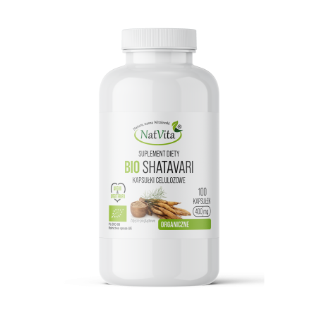 Shatavari Bio kapsułki 400mg - zdjęcie produktu