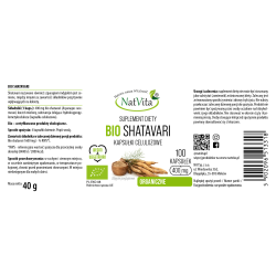 Shatavari Bio kapsułki 400mg