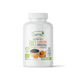 Kurkuma BIO + Piperyna BIO tabletki 500mg