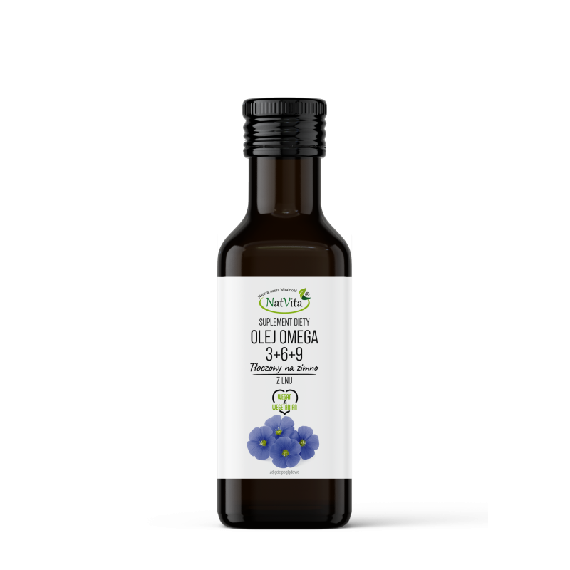 Olej Omega 3 6 9 z Lnu